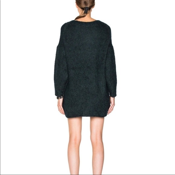 Soyer Aurora Mohair Pullover Sweater Dark Green Dress Size M - Picture 3 of 7